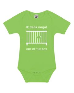 Romper "Out of the Box"-56-LS Lime Groen